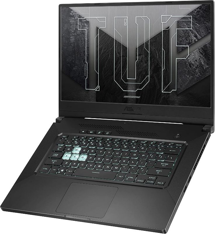 Photo 1 of ASUS TUF Dash 15 (2021) Ultra Slim Gaming Laptop, 15.6” 144Hz FHD, GeForce RTX 3050 Ti, Intel Core i7-11370H, 8GB DDR4, 512GB PCIe NVMe SSD, Wi-Fi 6, Windows 10, Eclipse Grey Color, TUF516P** DOES NOT TURN ON **

