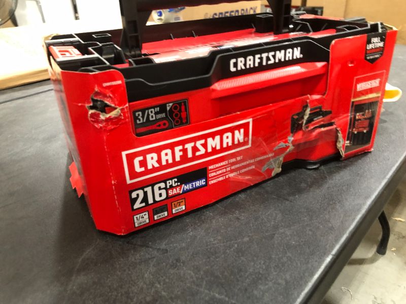 Photo 4 of CRAFTSMAN Mechanics Tools Kit with 3 Drawer Box