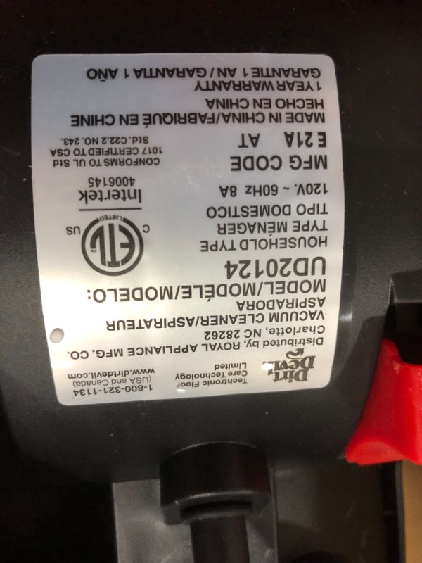Photo 1 of Endura Reach Bagless Upright Vacuum Cleaner