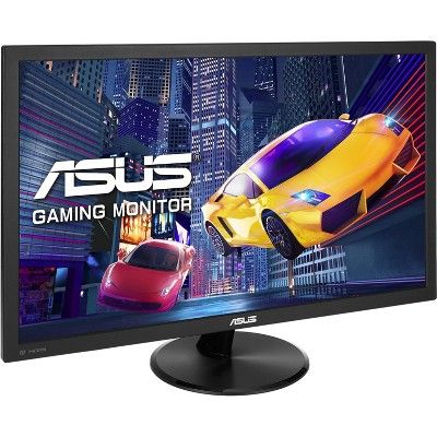 Photo 2 of ASUS VP228QG 21.5 Inch Full HD 1920 x 1080 AND Samsung 24" Curved LED Monitor Full HD 1920x1080 Resolution, PACK OF 2 DAMAGED MONITORS