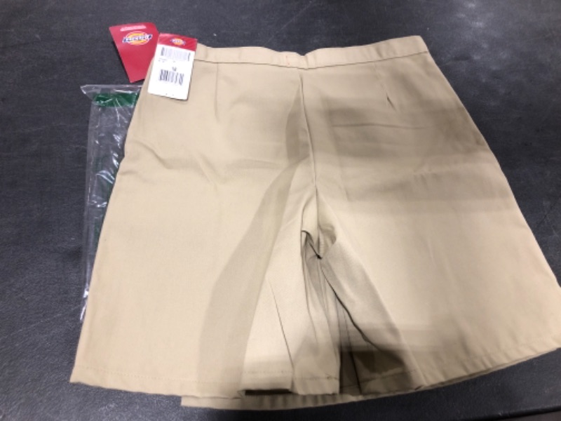 Photo 2 of Dickies Big Girls' Faux Wrap Skort, Khaki, 16 Regular
