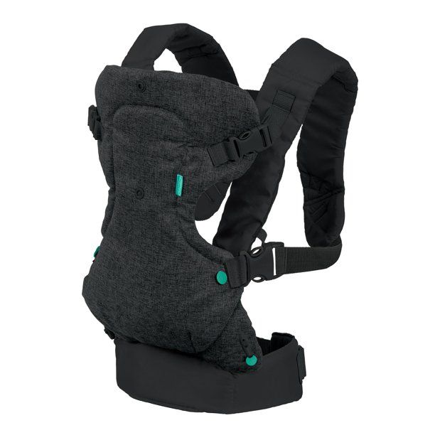 Photo 1 of Infantino Flip 4-in-1 Carrier - Ergonomic, Convertible, Face-in and Face-Out, Front and Back Carry for Newborns and Older Babies 8-32 lbs, Black
