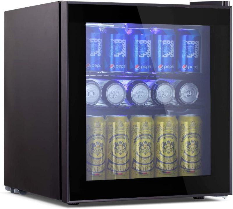 Photo 1 of Beverage Refrigerator and Cooler 1.6 Cu. Ft. Drink Fridge