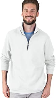 Photo 1 of Charles River Apparel Men's Crosswind Quarter Zip Sweatshirt (Regular & Big-Tall Sizes) MEDIUM
