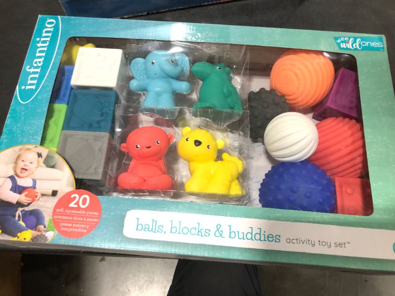 Photo 2 of Balls, Blocks & Buddies Activity Toy Set