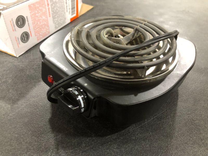 Photo 2 of IMUSA USA Electric Single Burner 1100-Watts Black