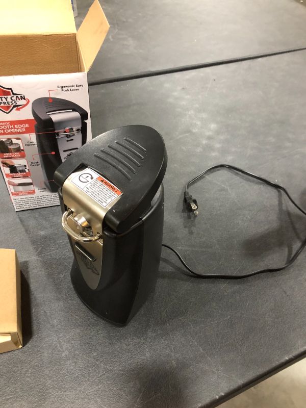 Photo 2 of Bulbhead 6022502 Safety Can Express Black ABS Electric Can Opener