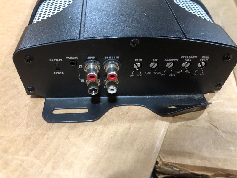 Photo 1 of Audiopipe APCLE-18001D Class D 1800 Watt RMS Monoblock Amp Kit Car Audio Sound System Amplifier with Bass Knob and Overload Protection, Black