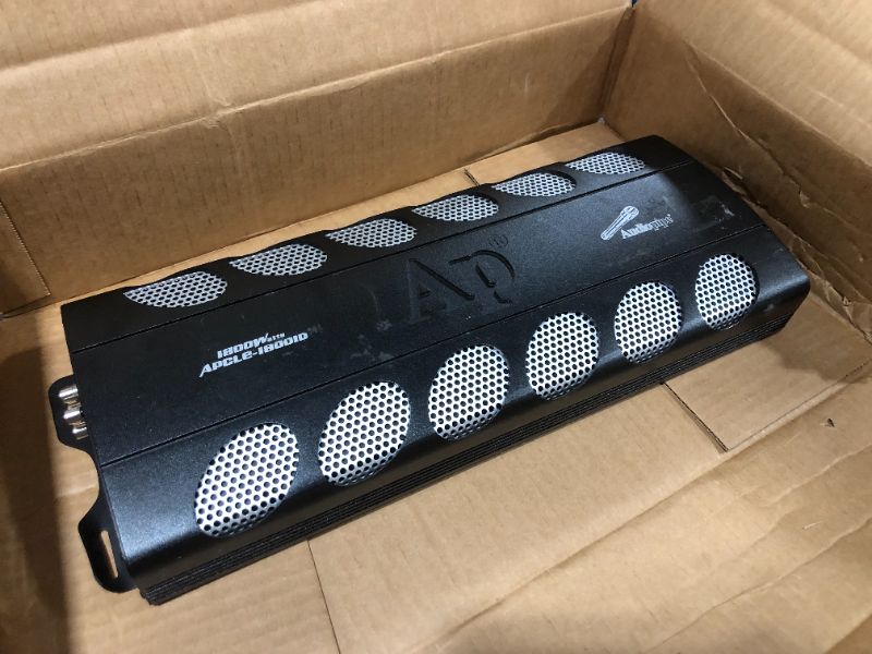 Photo 1 of Audiopipe APCLE-18001D Class D 1800 Watt RMS Monoblock Amp Kit Car Audio Sound System Amplifier with Bass Knob and Overload Protection, Black