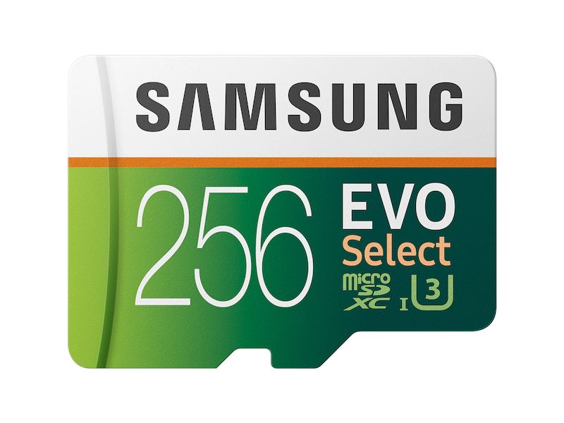 Photo 1 of EVO Select microSDXC Memory Card 256GB
