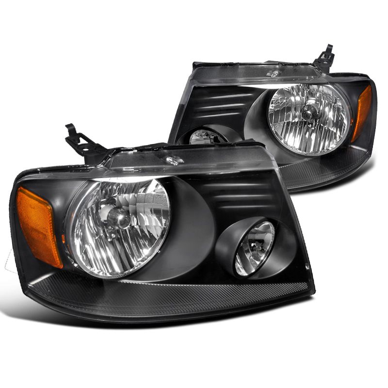 Photo 1 of Black Auto headlamp for 2004 -2008 Apply tod F150 Headlight 06 Lincoln Mark LT 