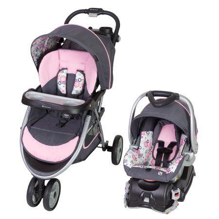 Photo 1 of Baby Trend --opened box--  Car Seat Skyview Travel System 3 Panel Canopy Padded Flora