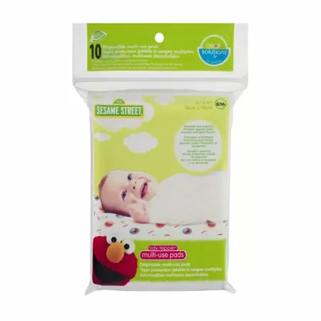 Photo 1 of Neat Solutions 10 Count Sesame Street Multi-Use Pads, PACK OF 5, 50 PADS
