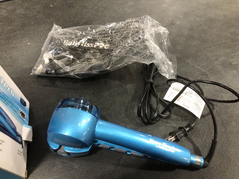 Photo 2 of BaByliss PRO Nano Titanium Miracurl Steamtech Professional Curl Machine - Blue