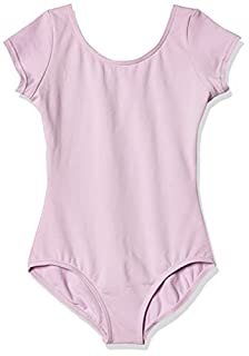 Photo 1 of Capezio girls Classic Short Sleeve Leotard, LAVENDER, MEDIUM