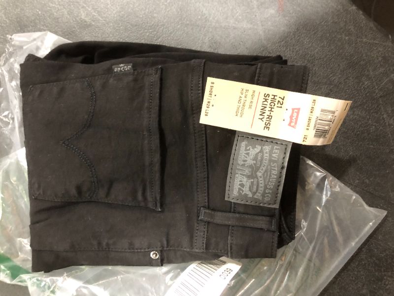 Photo 2 of Levi's Women's 721 High Rise Skinny Jeans Soft Black Size 8, 29 X 28