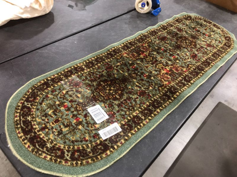 Photo 1 of 19 X 57 INCHES ROUNDED OVAL HOME RUG
