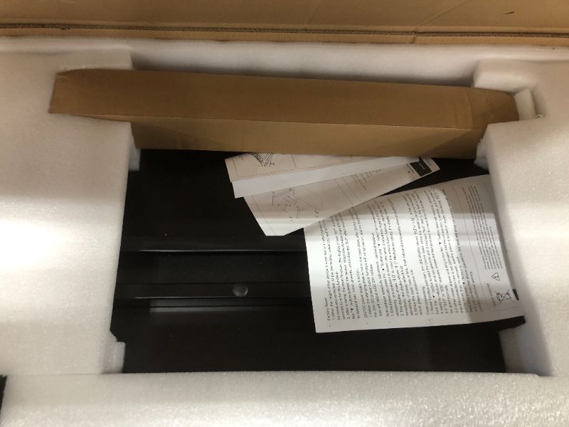 Photo 1 of Monoprice Home Office Single Motor (47.2in x 23.6in) Sit-Stand Desk Table-Workstream Collection, Black

