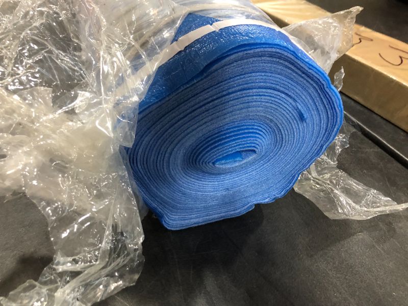 Photo 2 of 44 INCH WIDTH THIN BLUE FLOOR PADDING ROLL