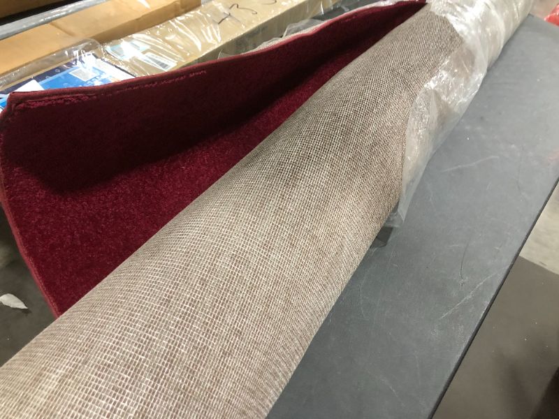 Photo 1 of 9 X 12 FEET BURGUNDY HOME AREA RUG