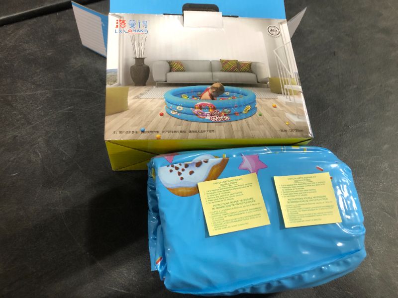 Photo 1 of Inflatable Swimming Pool Family Full-Sized Inflatable Pools, 51 X 51 X 12 INCH