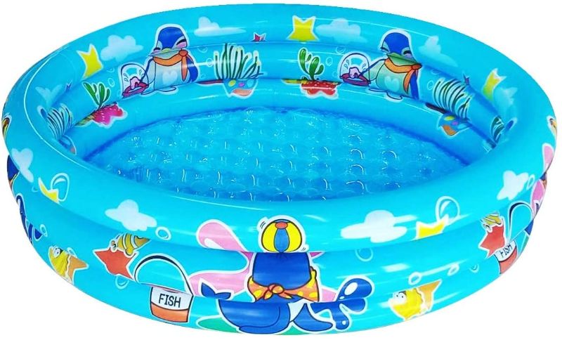 Photo 1 of Inflatable Swimming Pool Family Full-Sized Inflatable Pools, 51 X 51 X 12 INCH