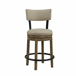 Photo 1 of Counter Stool Chair Kitchen Room Wood Creamy White Classic Color Design
