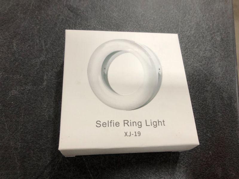 Photo 2 of Selfie Ring Light, USB Rechargeable Selfie Light Circle Clip-on Selfie Fill Light with 40 LED Beads for Smart Phones Photography, Livestream, Makeup
