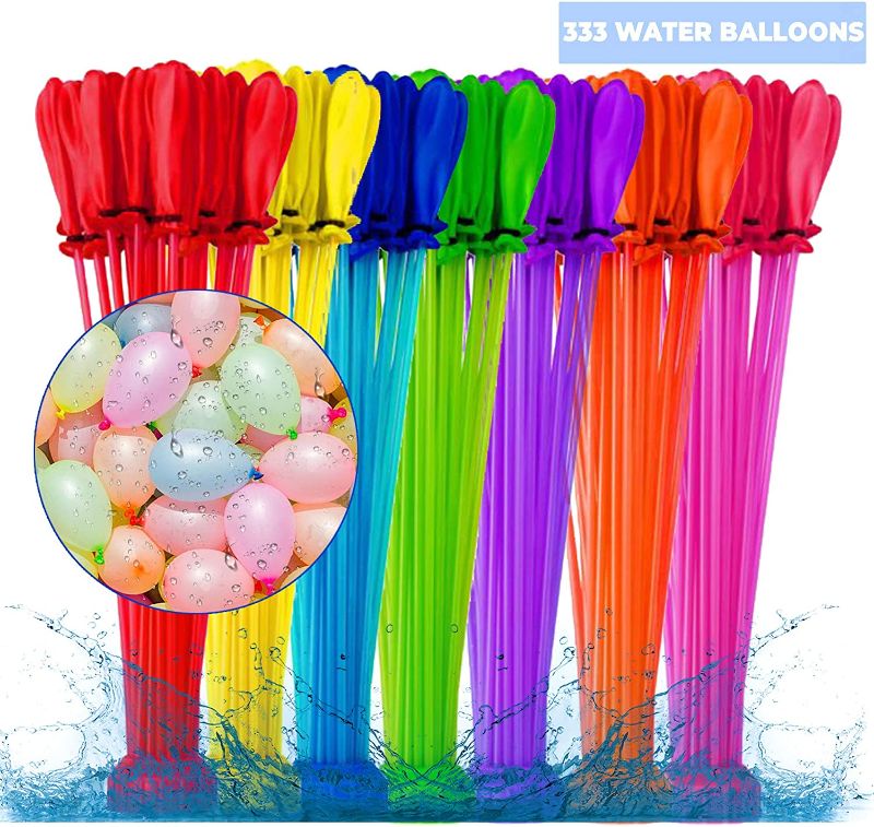 Photo 1 of Mackintosh Imports Rapid-Filling Self-Sealing Instant Water Balloons - Over 300 Water Balloons (9 Pack), 2 PACKS
