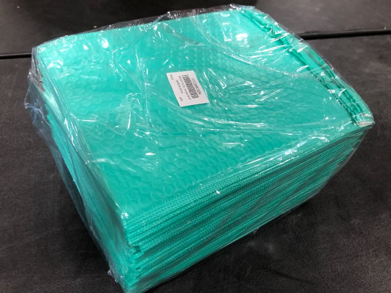 Photo 2 of 30PCS Poly Bubble Mailers 8.5”x 11” Teal Poly Bubble mailers Envelop Padded Envelopes Cushioned Self Seal Green Shipping Wrap Envelopes Small
