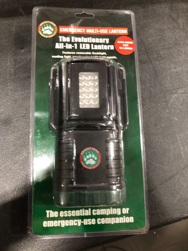 Photo 2 of Grizzly Gear Emergency Lantern - All in 1 Multi-use LED Lantern with Flashlight and Reading Light
