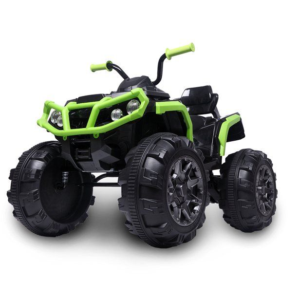 Photo 1 of LEADZM Upgraded LZ-906 ATV Double Drive Children Car with 45W*12 12V7AH*1 Battery without Remote Control Black and green
