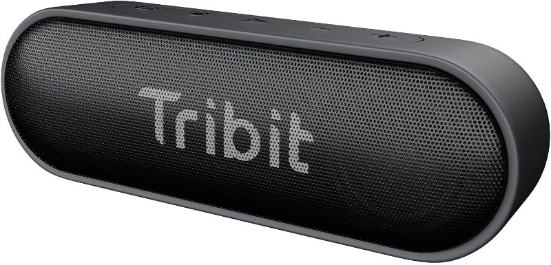 Photo 1 of Bluetooth Speaker, Tribit XSound Go Speaker with 16W Loud Sound & Deeper Bass, 24H Playtime, IPX7 Waterproof, Bluetooth 5.0 TWS Pairing Portable Wireless Speaker for Home, Outdoor (Upgraded)
