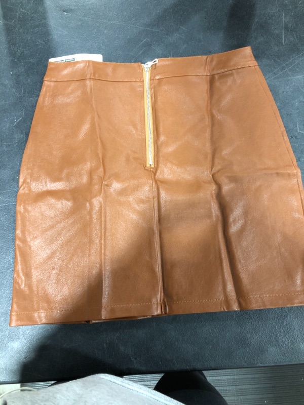 Photo 2 of Brown leather skirt, size Large