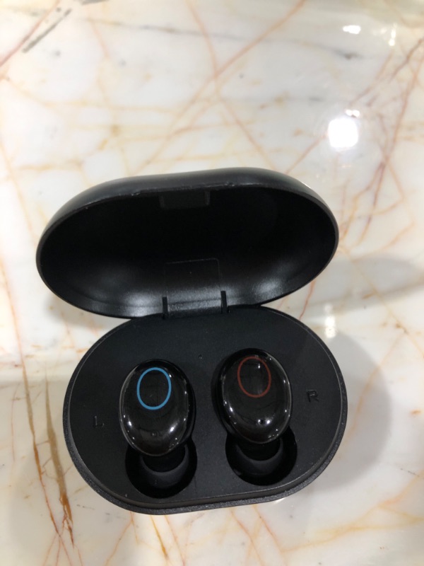 Photo 7 of Kurdene Wireless Earbuds,Bluetooth Earbuds with Charging Case Bass Sounds IPX8 Waterproof Sports Bluetooth Headphones with Mic Touch Control 24H Playtime -Black
