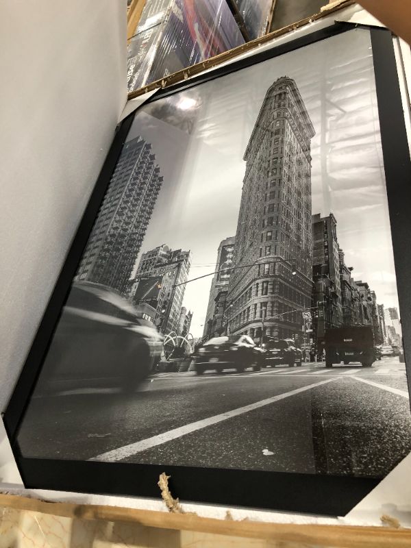 Photo 2 of Americanflat 24 x 36 Inch Black Poster Frame Polished Plexiglass. Hanging Hardware Included