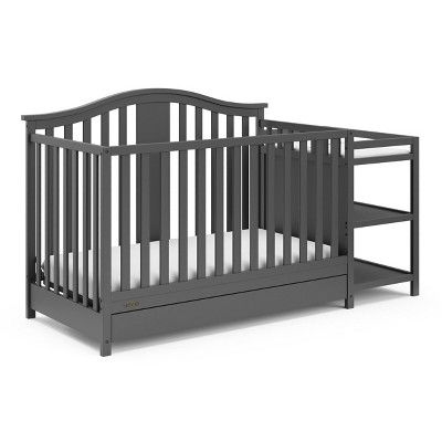 Photo 1 of Graco Solano 4-in-1 Convertible Crib and Changer with Drawer
