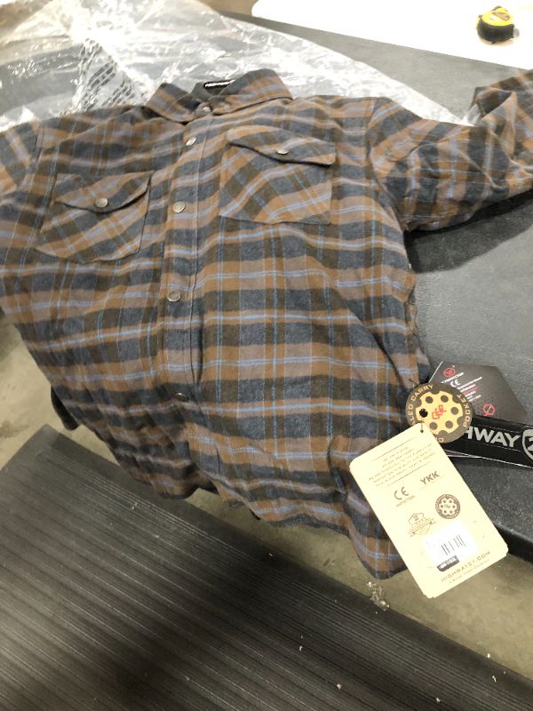 Photo 2 of Highway 21 Marksman Flannel Brown/Tan Lg
