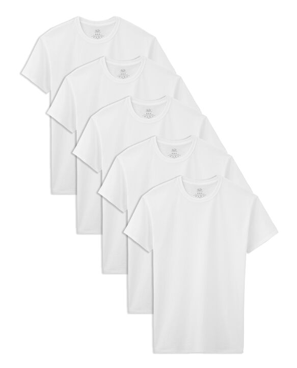 Photo 1 of Fruit of the Loom Men's Crew Neck T-Shirt 5-pack
size Small (6/8)