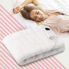 Photo 1 of Costway Contemporary Polyester Fiber Electric Heated Twin Size Blanket in