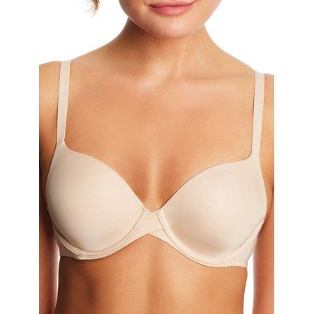 Photo 1 of Maidenform One Fabulous Fit 2.0 Tailored Underwire T-Shirt Demi Bra 38C , Beige
