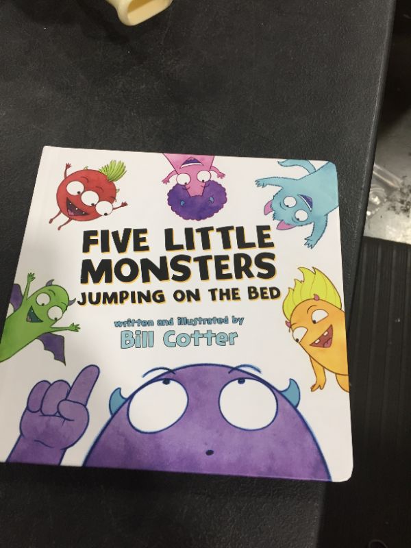 Photo 2 of Five Little Monsters Jumping on the Bed: A Fresh Take On The Classic Counting Book! (Don't Push The Button)