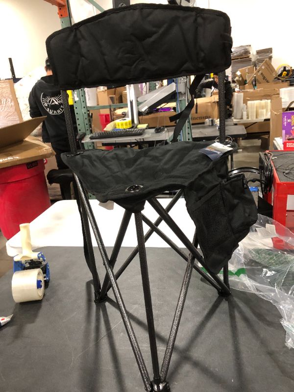 Photo 1 of 3 legged triangle foldable chair 