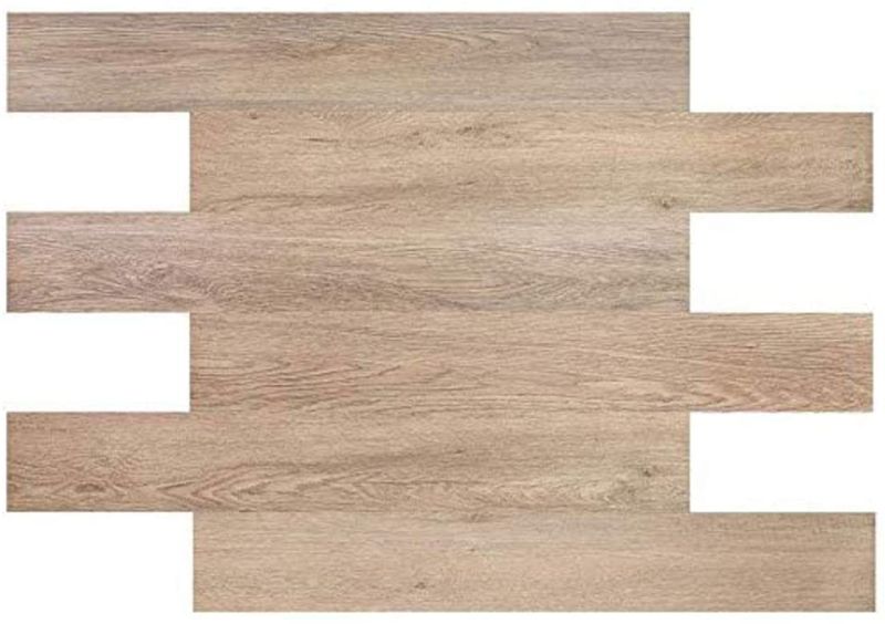 Photo 1 of Diflart Walnut Wood 23.6 sq.ft Vinyl Plank Flooring Click Locking 48x7 Inch Lvt Flooring Waterproof Foam Back Rigid SPC Core Wood Grain Finish
