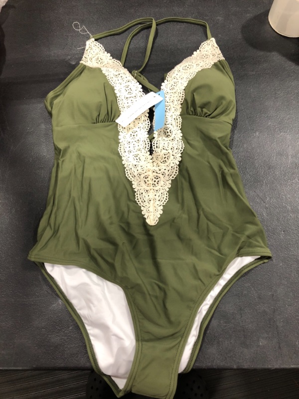 Photo 1 of Green bathing suit, Size L