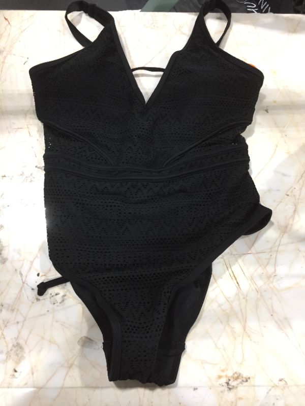 Photo 1 of black attraco swimsuit 1 pc (Size M)