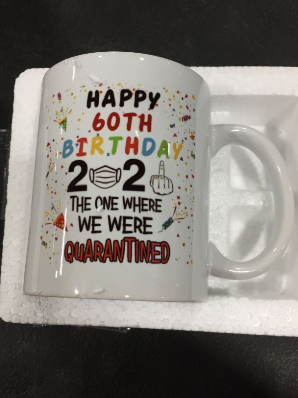 Photo 1 of 40th Quarantine Birthday Gifts for Women Men - 2021 Quarantine Coffee Mug - 40 Year Old Present Ideas for Mom, Dad, Wife, Husband, Sister, Brother, Son, Daughter, Friend, Colleague - 11 oz

