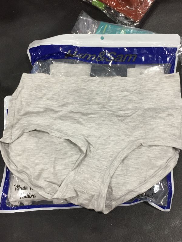 Photo 1 of Ham&Sam Women's high waisted panties 3pk grey
Medium