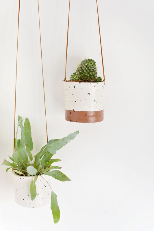 Photo 1 of ceramic hanging plant pot