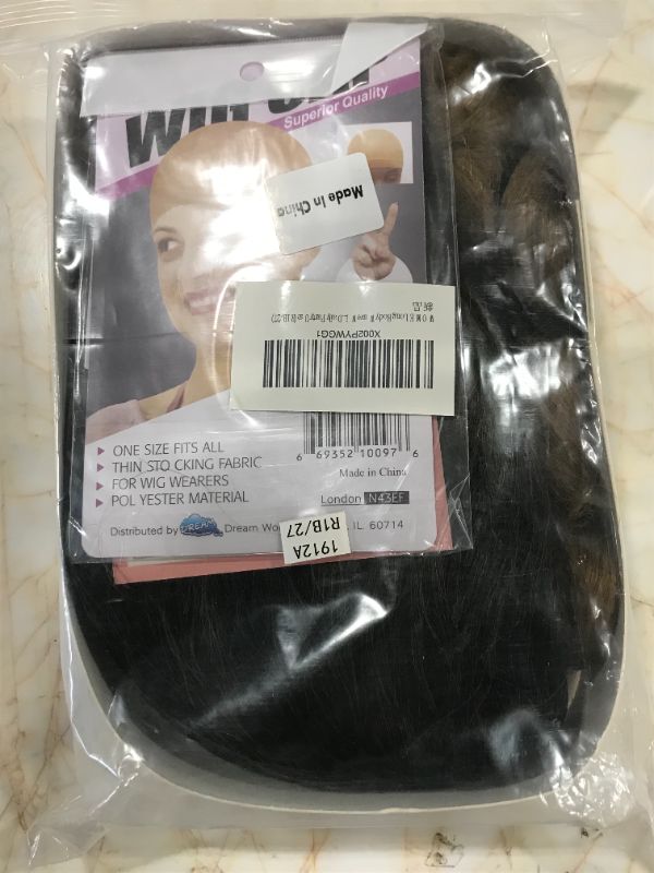 Photo 1 of gradient wig with 2 Pk Quality WIG CAP 
